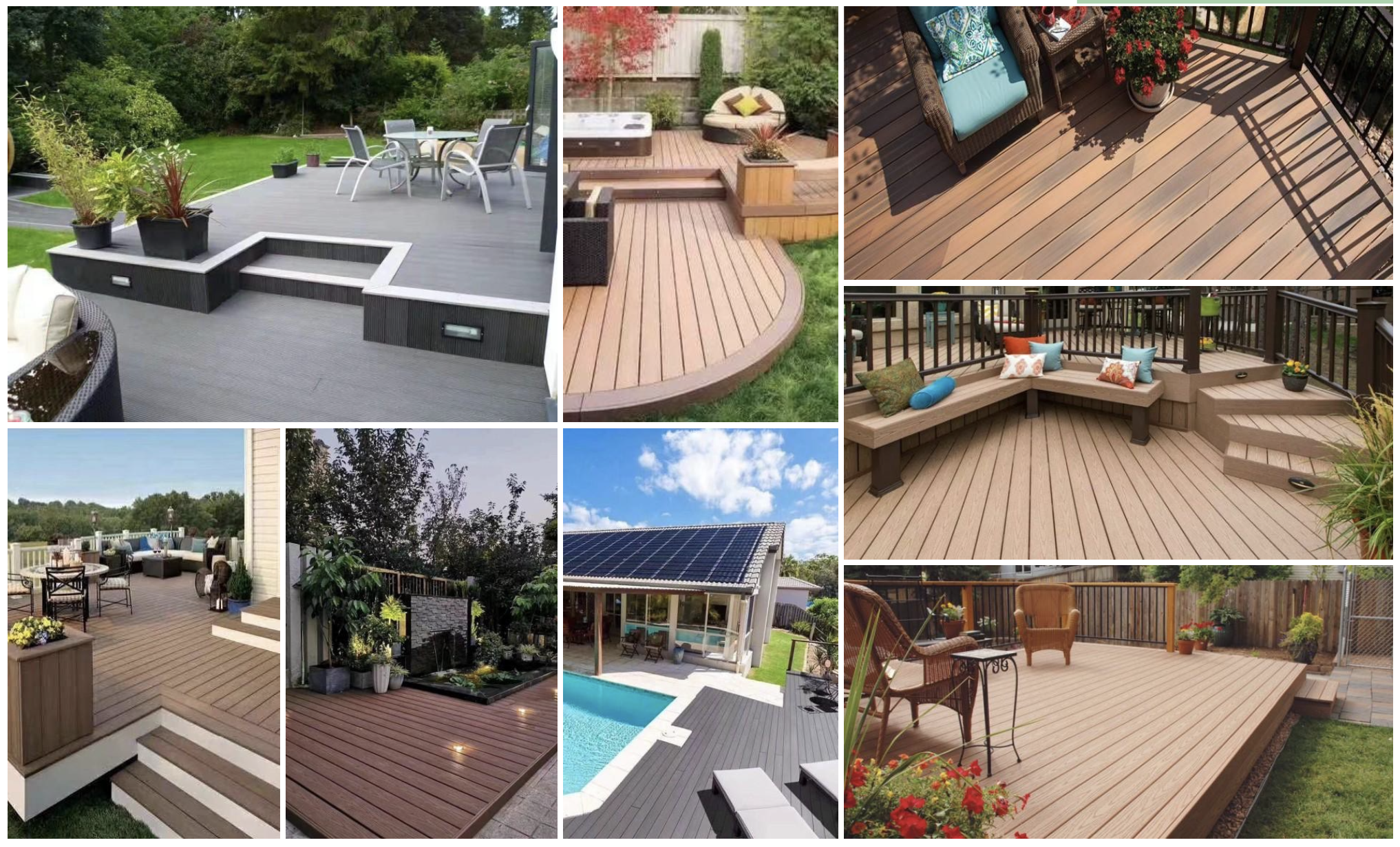 Grey Decking Board